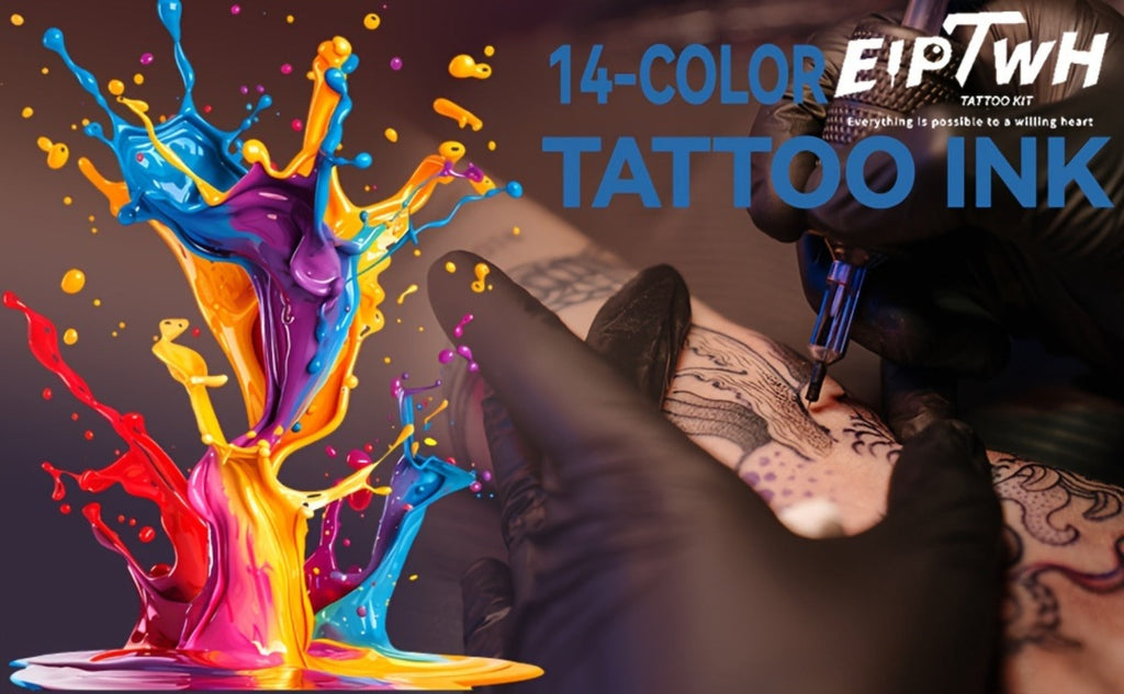 Tattoo Ink Set 14 Colors — EIPTWH 15ml Vivid Pigment Kit, Long-Lasting Skin-Safe Formula, Complete Professional & Beginner Color Palette for Body Art - product image 13
