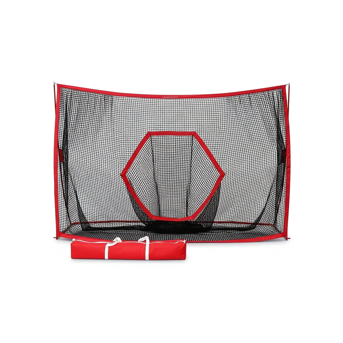 Golf Practice Net with Target & Swing Guide – 7x10 FT & 7x7 FT Driving Range Training Net, Hassle-free Assembly, Indoor Outdoor Use, Professional Golf Training Aid for Backyard Home