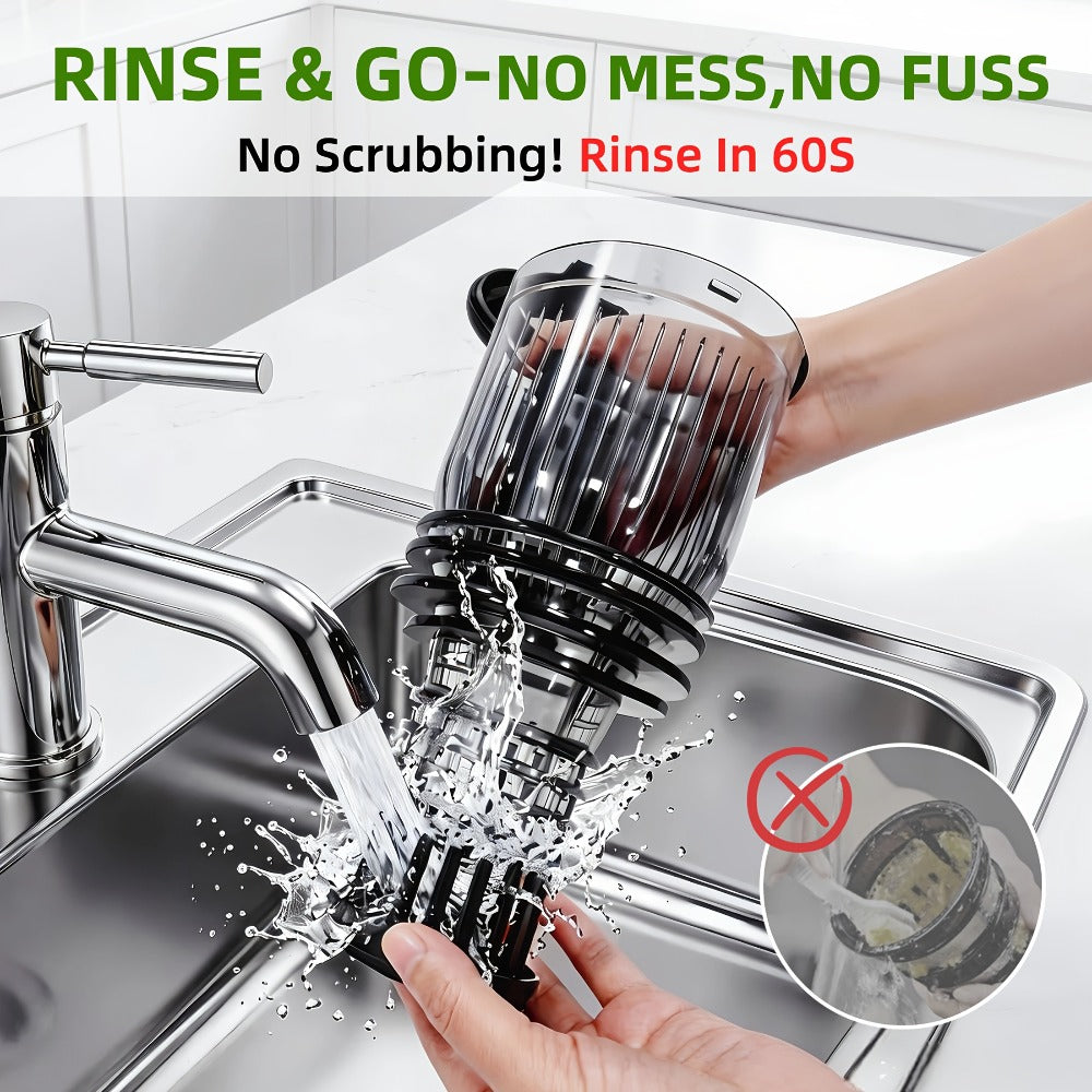 Masticating Juicer Cold Press - 4.25" Wide Feed Chute Auto-Feed Slow Juicer for Whole Fruits & Vegetables, 98% Juice Extraction, Quiet Motor, Easy to Clean, Compact for 1-2 People, - product image 5