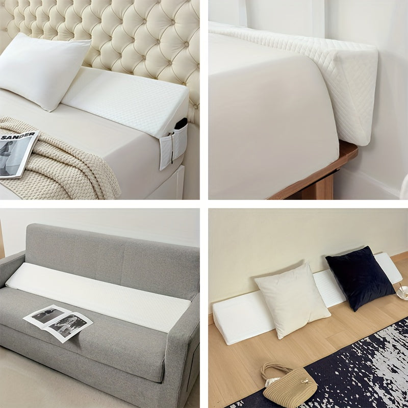 Bed Wedge Pillow - Bed Gap Filler Mattress Wedge Headboard Pillow Close The Gap 0-7" Between Your Headboard and Mattress Or Wall for Sleeping Backrest Pillow - product image 9