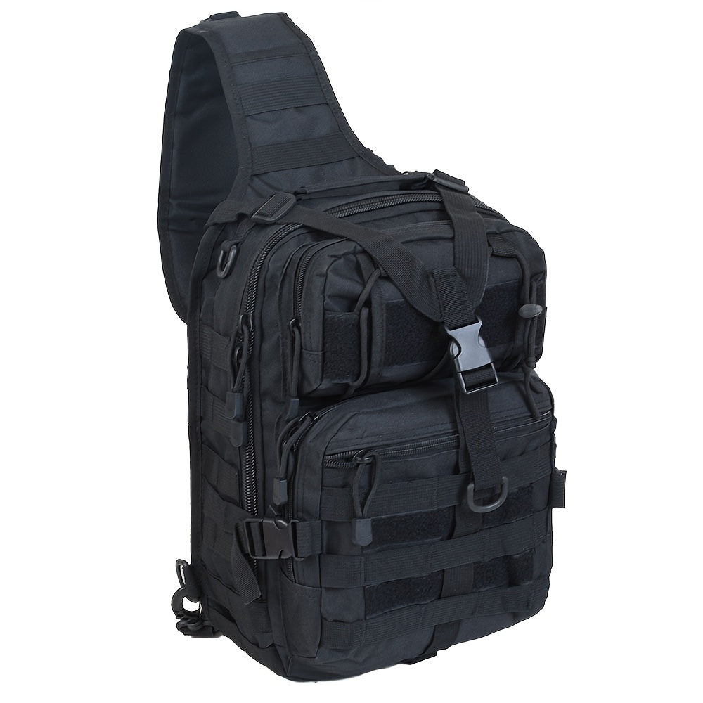 Single Shoulder Crossbody Sling Pack for Hiking, Patrol & Outdoor EDC, Adjustable Strap, Multi-Pocket – Tactical Chest Bag - product image 2
