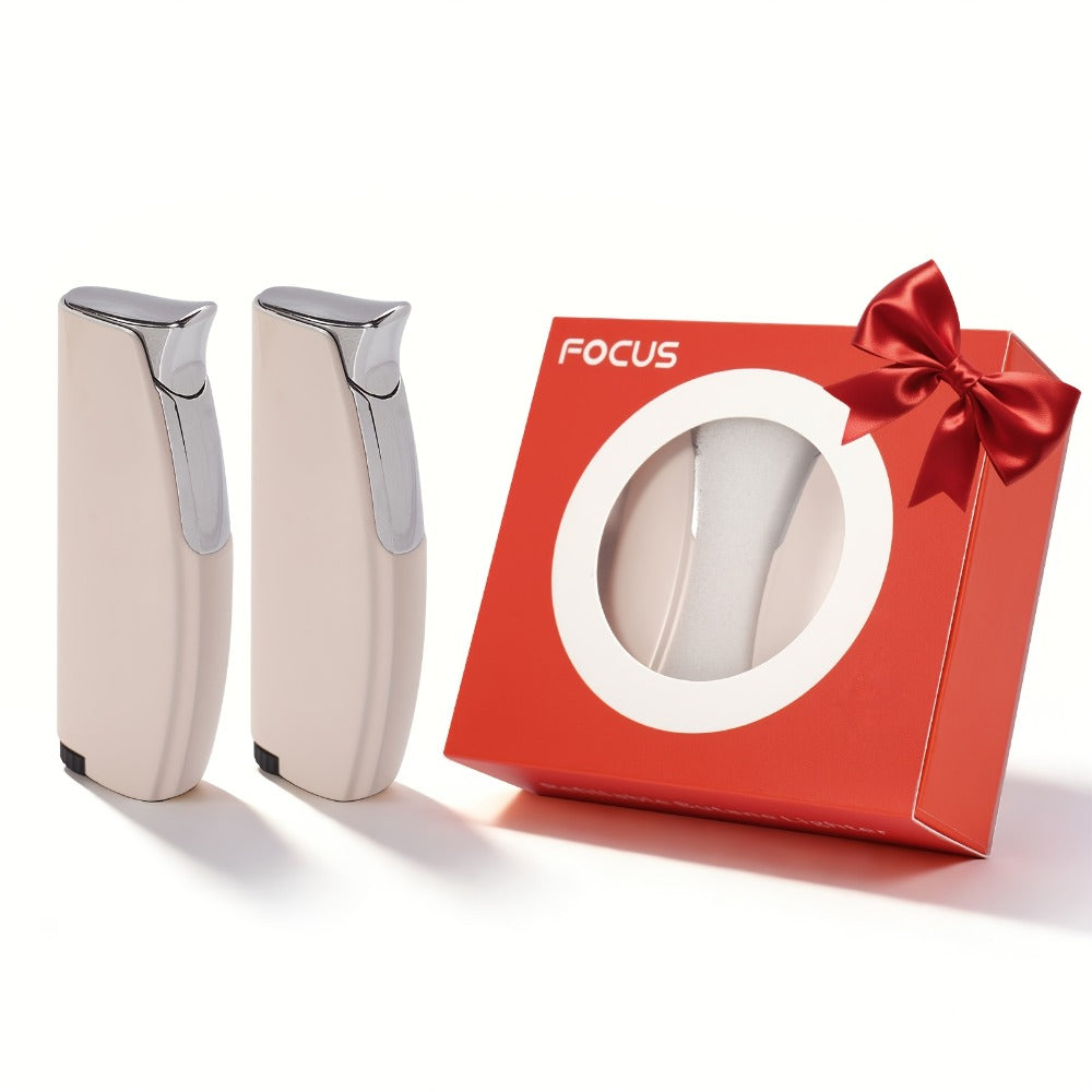 Windproof Lighter 2-Pack – Slim Portable Pocket Lighter with Mirror Finish, Refillable Butane Flame, Fashionable Gift for Men & Women, Available in 8 Colors (Red, Black, White, Sil - product image 8