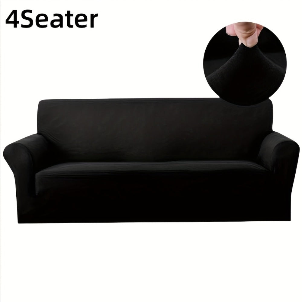 Elastic Anti-Slip Sofa Cover - Stretch Pet Friendly Couch Slipcover with Cat Paw Protection, Easy Care Fabric for Living Room Bedroom Office, 7 Colors 1-4 Seater - product image 28