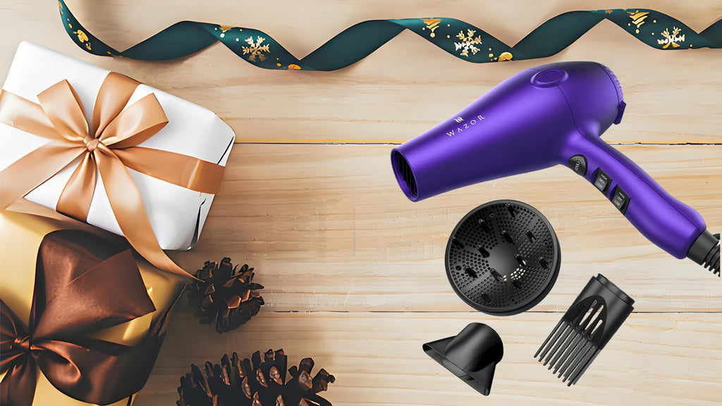 1875W Ionic Hair Dryer with Diffuser Concentrator Comb Nozzle - Professional Blow Dryer DC Motor 3 Heat 2 Speed Cool Shot Anti-Frizz Salon Quality for Women Black - product image 8