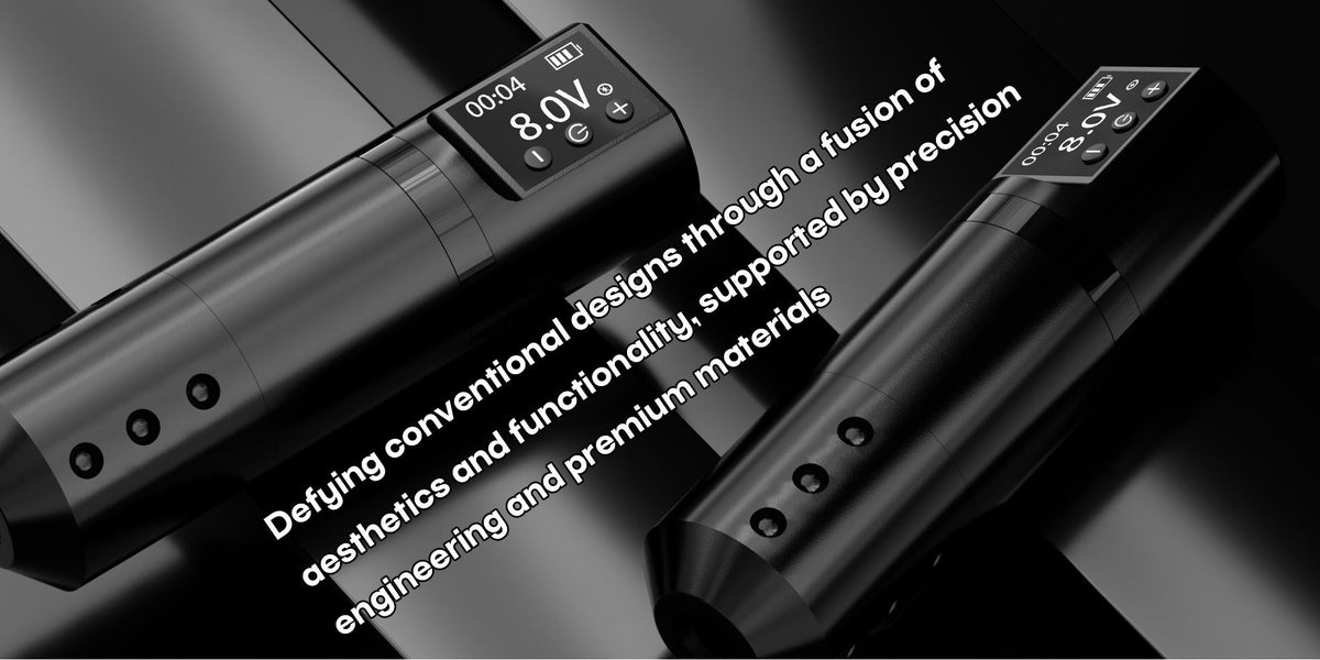 Wireless Tattoo Machine Kit Complete - POSEIDON V5 Rotary Pen with LCD Screen 1500mAh Battery 6H Runtime 10 Needles 11 Ink Bottles Full Tattoo Supplies for Beginners & Professional - product image 17