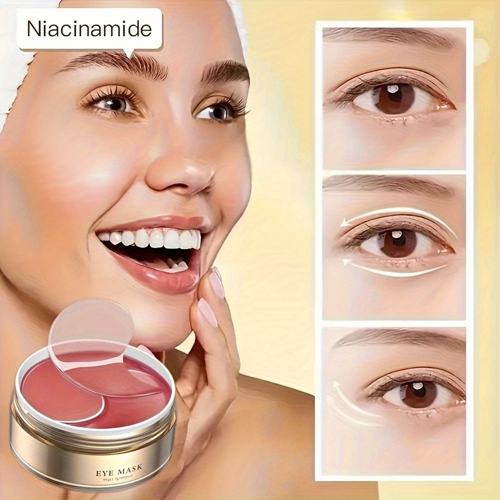 Caffeine Under Eye Patches 60pcs Depuffing Dark Circle Reducer with Hyaluronic Acid Collagen Glycerin Deep Hydrating Moisturizing Eye Mask Hypoallergenic All Skin Types Men Women G - product image 9