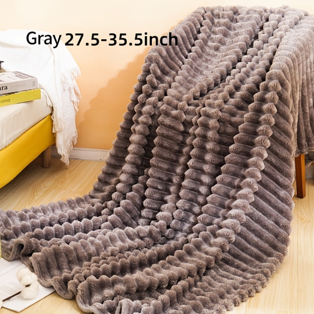 500gsm Heavy Plush Blanket – Ultra Thick Soft Warm Fluffy Blanket for Bed, Sofa & Travel, Baby to Double Size, 5 Colors - product image 5