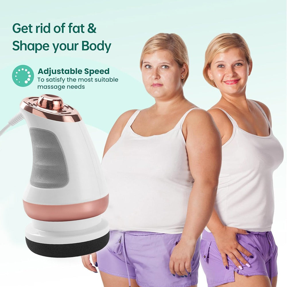Handheld Body Massager with 5 Interchangeable Heads & 3 Washable Pads – Adjustable Vibration Intensity, Full Body Muscle Relief for Abdomen, Waist, Arms, Buttocks & Legs, Portable  - product image 6