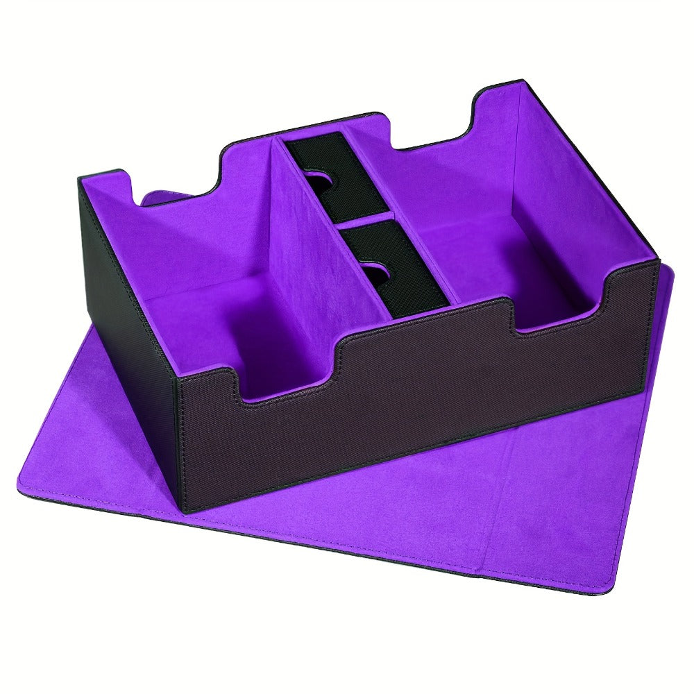 Magnetic Deck Box 600+ Cards High Capacity MTG Card Storage Case 4 Deck Slots with 2 Dice Tray TCG YuGiOh Trading Card Organizer Multiple Colors for Tidy Home - product image 8