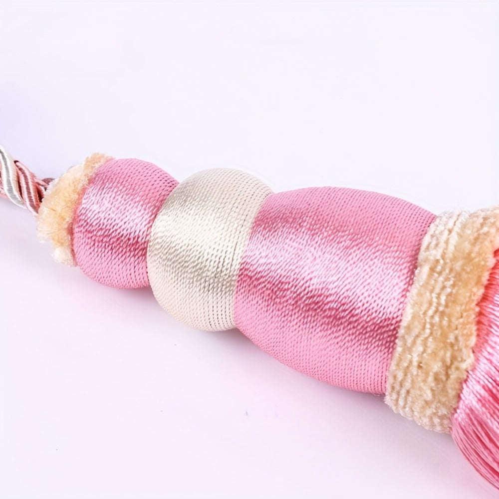 Curtain Tiebacks with Ball Tassels 4-Pack Silk Rope Curtain Ties Decorative Holdbacks for Window Dressing Home Decor - product image 19