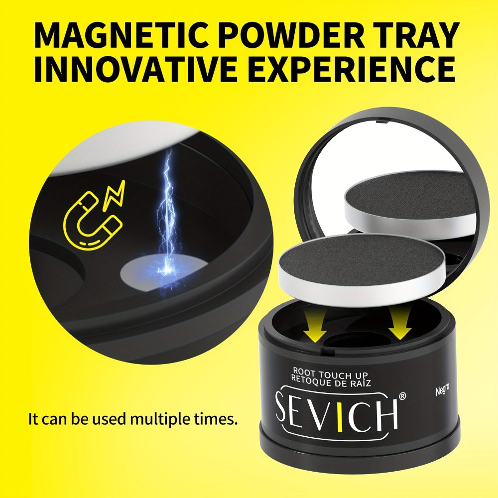 Hairline Powder Root Touch-Up Kit with Refill & Brush – Waterproof Instant Grey Hair Concealer Fills Sparse Hairline Bald Spots Eyebrow Powder for Women Men 4g+4g - product image 10