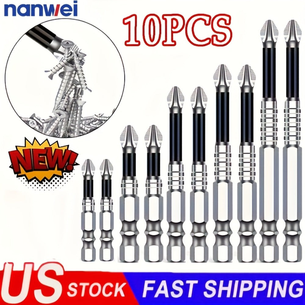 Magnetic Screwdriver Drill Bit Set Anti-Slip - K5 High Magnetic Power Bits in 50mm 65mm 70mm 75mm 90mm 150mm, Electric Screwdriver Bit Kit for Power Drills, DIY Home Repair & Profe - product image 7