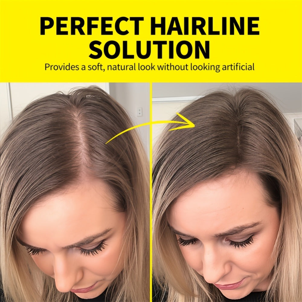 Hair Root & Hairline Concealer Powder Kit with Brush — Waterproof Instant Coverage for Thinning Hair, Receding Hairline & Bald Spots | 5 Shades | Black & Brown Tones | Women & Men - product image 13