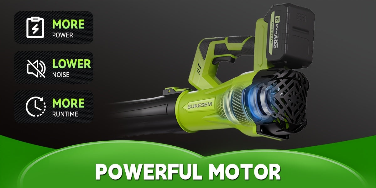 Turbo Jet Dryer, Electric Wireless Snow Blower | 20V/4.0AH Battery, High-Pressure Air Dryer, Handheld Snow Removal Machine, Plastic Material, Rechargeable - product image 20