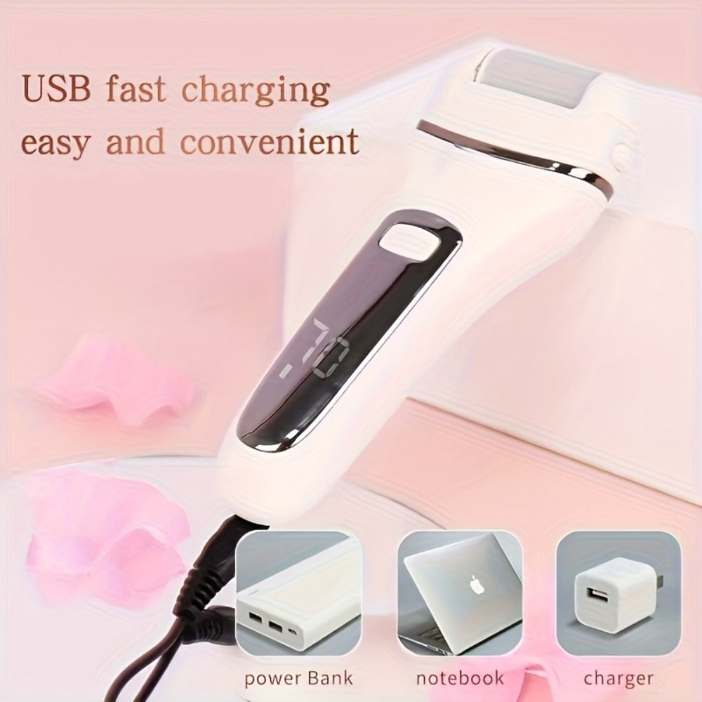 Electric Pedicure Foot File 10-in-1 Kit – Rechargeable with Digital Display, 3 Roller Heads, Dead Skin & Hard Skin Remover for Men & Women - product image 8