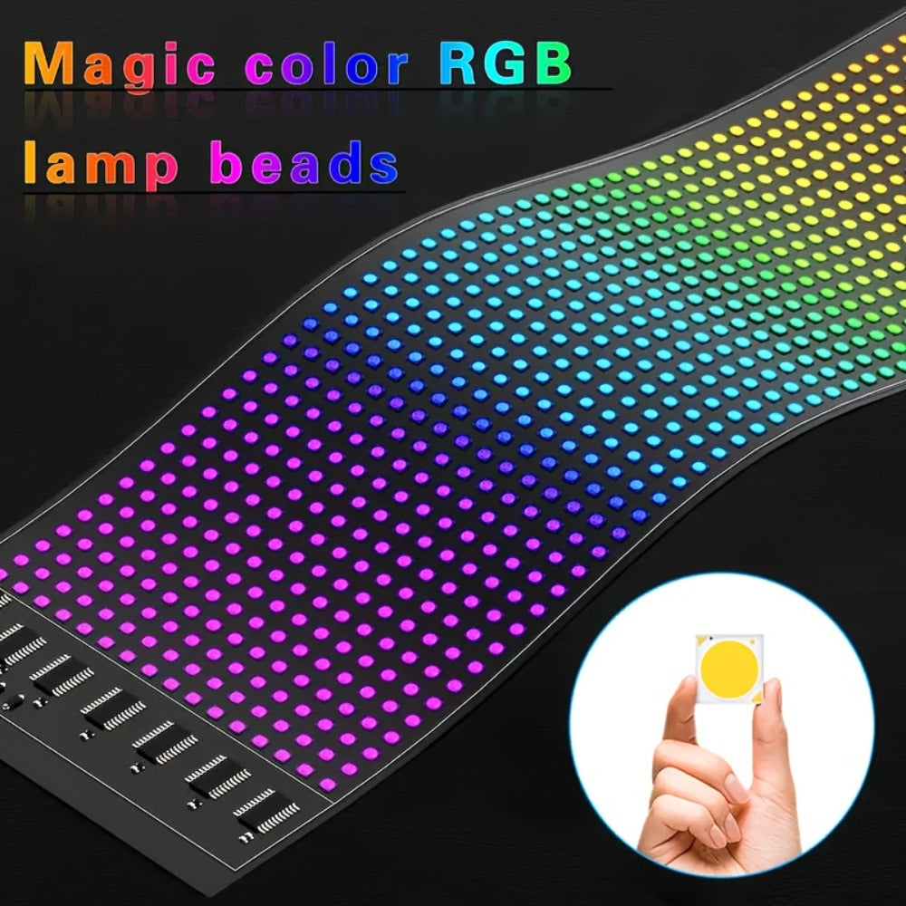 LED Scrolling Sign App Controlled Flexible LED Matrix Display Panel Programmable Animated Text for Car Home Party Birthday Holiday Decoration - Multiple Sizes - product image 13