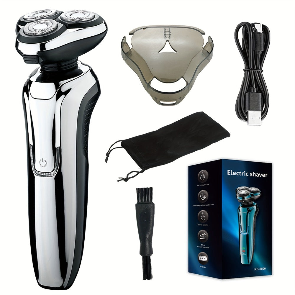 Electric Shaver for Men 4D Floating Triple Blade Waterproof — Wet Dry Razor with LED Battery Display & Type-C Fast Charging, High-End Close Shave Grooming Gift for Dad Husband - product image 10