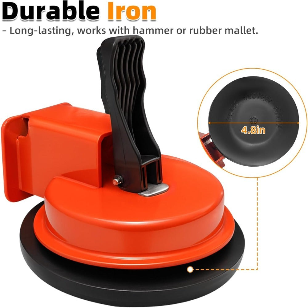 Floor Gap Repair Tool Reinforced Iron Suction Cup Pull System for Laminate Vinyl Composite Engineered Wood PVC Flooring Professional DIY Installation No Hammer Required Flooring Ga - product image 6