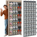 Over the Door Shoe Organizer 40 Pockets with 4 Hooks – Durable Fabric Hanging Shoe Storage for Closet, Entryway & Bedroom – Space-Saving Door Shoe Rack in Gray, White & Black - product image 11