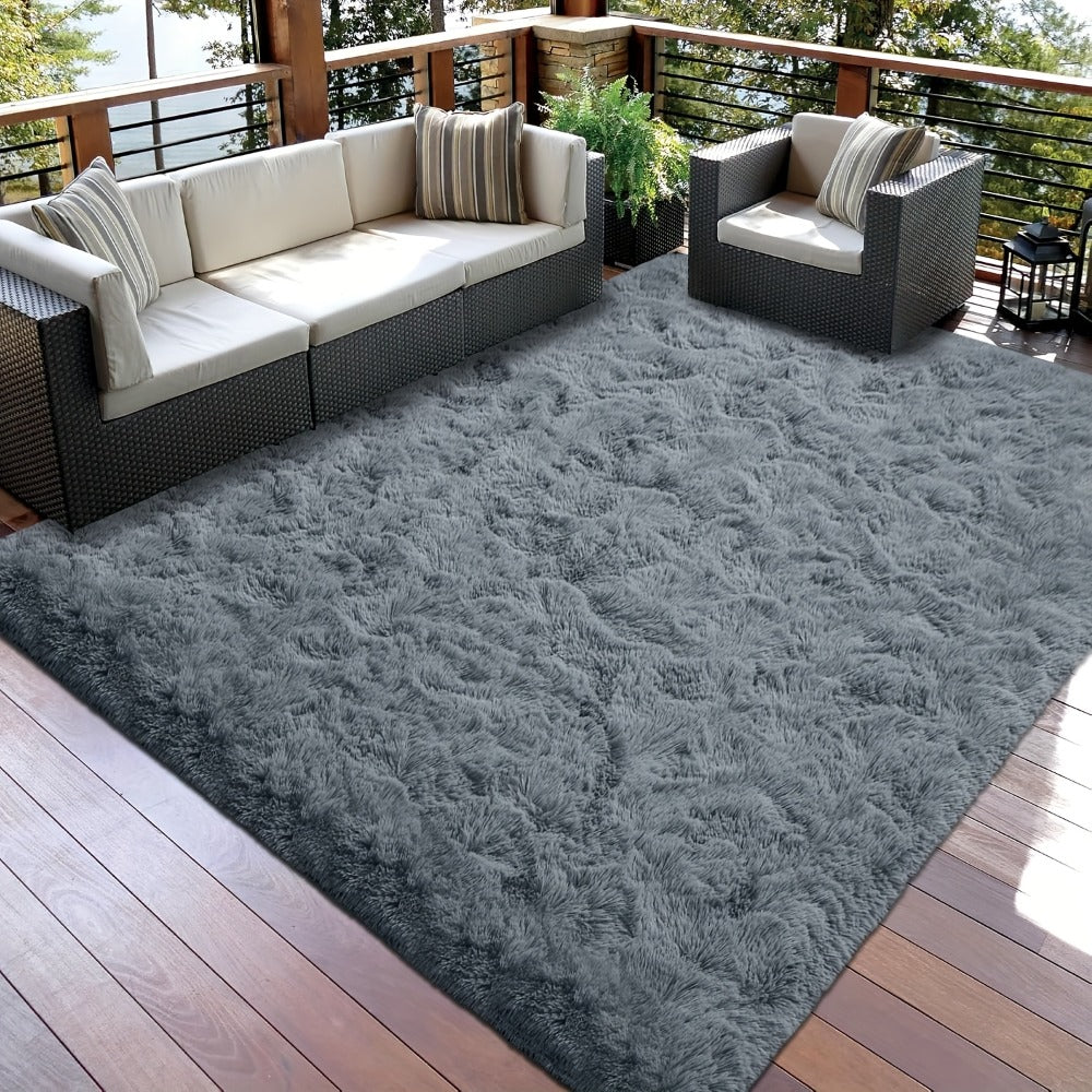 Tie-Dye Shaggy Fluffy Area Rug Non-Slip Machine Washable – Soft Plush Fuzzy Carpet for Bedroom, Living Room, Hallway & Dorm – 6 Colors, 4 Sizes: 2x6, 3x5, 6x9, 8x10 Ft - product image 5