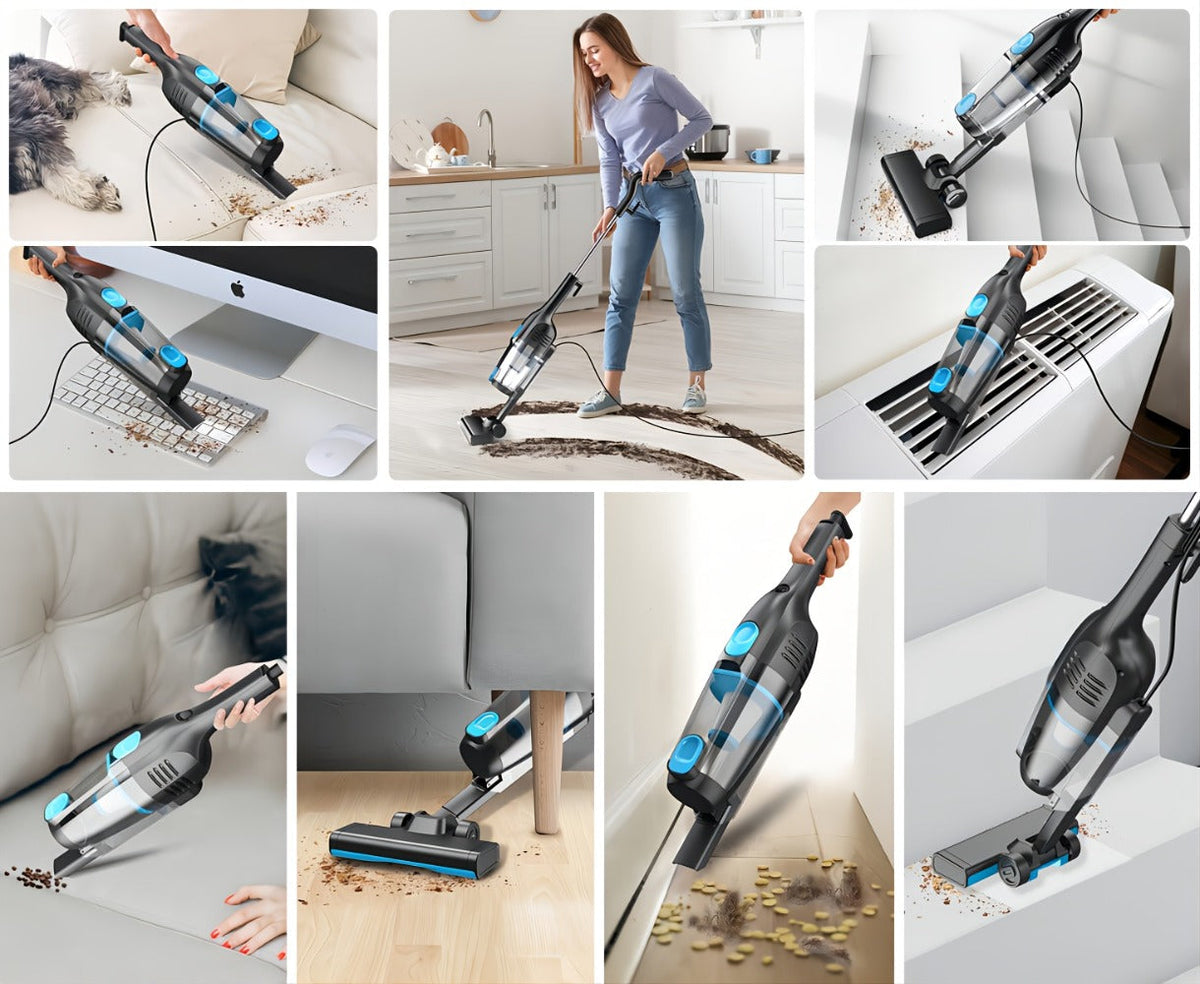 Cordless Stick Vacuum 30KPa 600W Motor 68oz Bagless Upright Lightweight Vacuum Cleaner for House Car Hard Floor Carpet Pet Hair Multi-Color - product image 20
