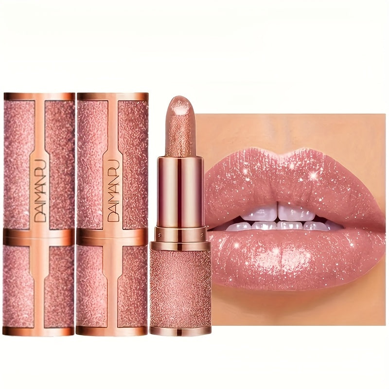 Shimmer Lipstick Set 2 Piece — Starry Sky High Gloss Waterproof Moisturizing Lip Color, Long-Lasting Durable Glossy Shiny Lips Makeup for Women, Perfect Beauty Gift for Her - product image 10