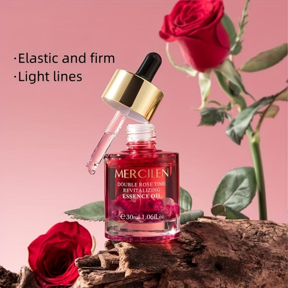 Rose Essential Oil Face & Body Moisturizer — Plant-Based Squalane, Avocado Oil & Hypoallergenic Formula for Dry Skin, Deep Hydration & Skin Repair | All Skin Types | MERCILEN - product image 7