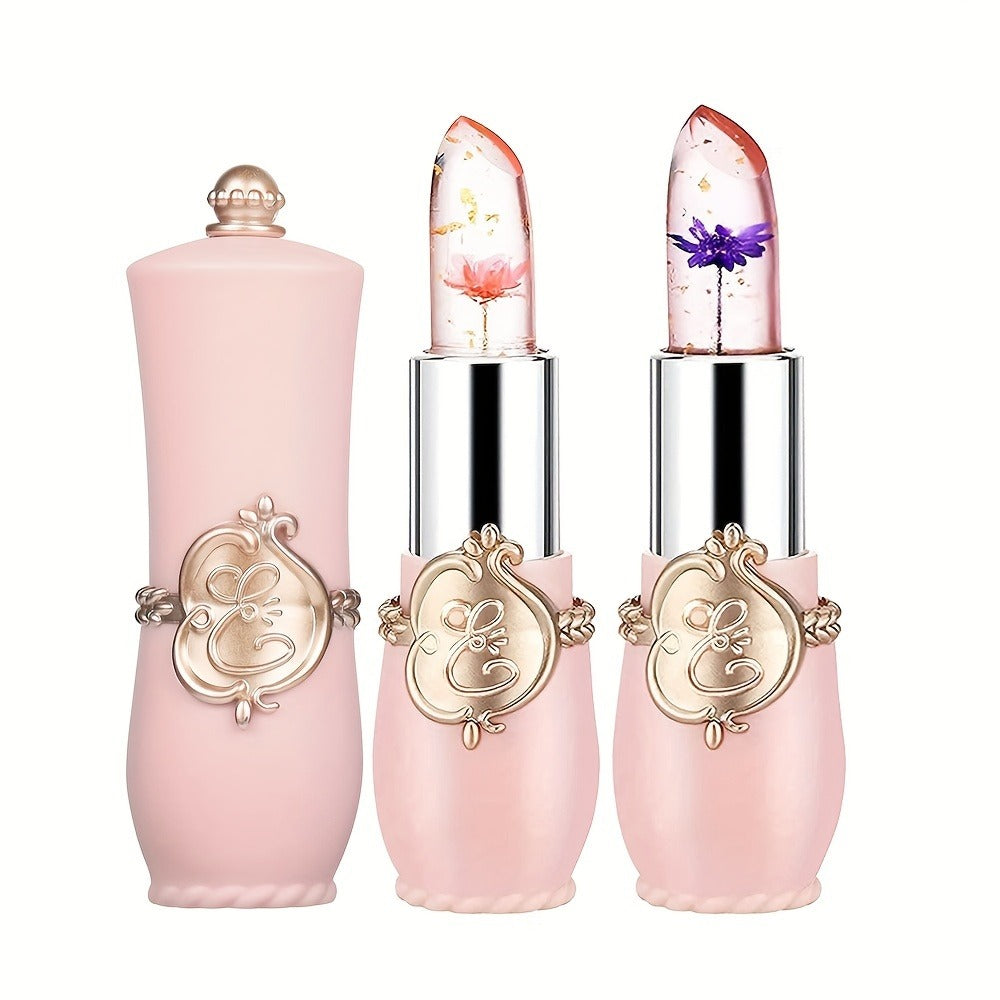 Flower Jelly Lipstick 12 Pack Color Changing pH Reactive Moisturizing Tinted Lip Balm Set Long-Lasting Personalized Shade Lip Care for Women Girls Daily Use - product image 7