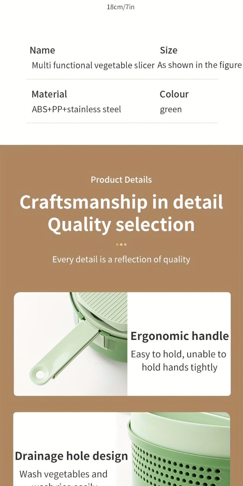 Vegetable Chopper 16-in-1 Manual Food Chopper Slicer Dicer Grater with Container – Professional Onion Potato Carrot Cutter Kitchen Tool - product image 27