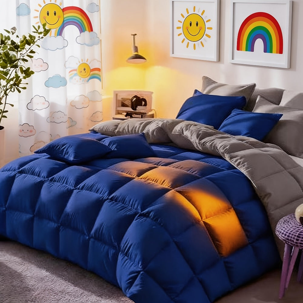 Comforter Set 7 Piece Bed in a Bag Full Queen King Soft Satin-Like Fabric with Fitted Sheet Flat Sheet Pillowcases Breathable Bedding Set for Bedroom Hotel - product image 11