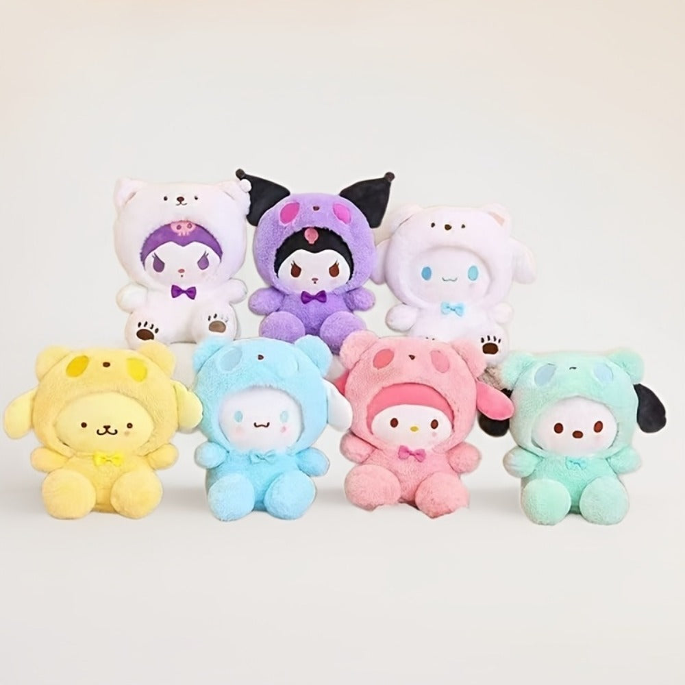 Kawaii Big-Eared Cinnamon Dog Plush Doll | Soft Stuffed Puppy Toy in White, Blue Jade & Pudding Styles for Girls Kids Teens Anime Fans Collectors | Birthday - product image 14