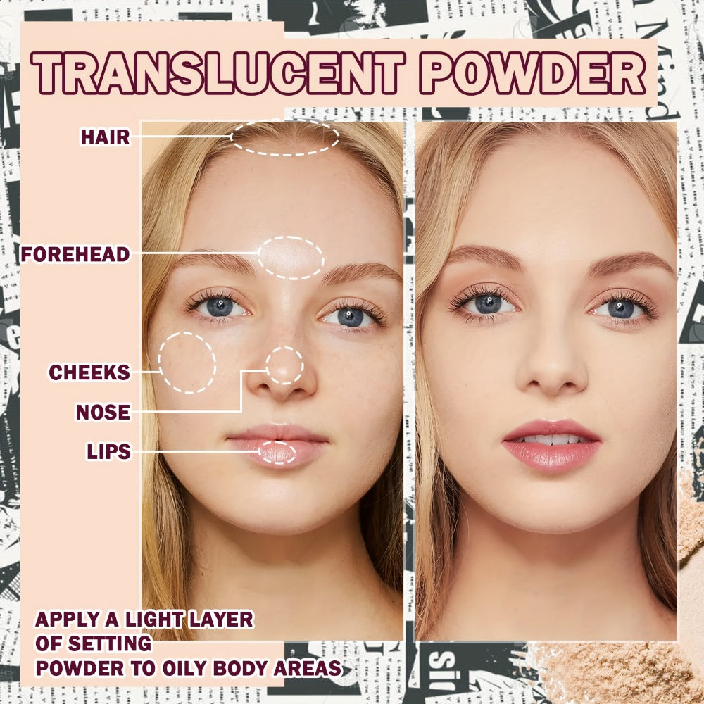 BB Cream Makeup Kit with Loose Setting Powder Brush & Sponge — Full Coverage Waterproof Long-Lasting Hydrating Foundation Set for All Skin Types, Women Beauty Gift - product image 13