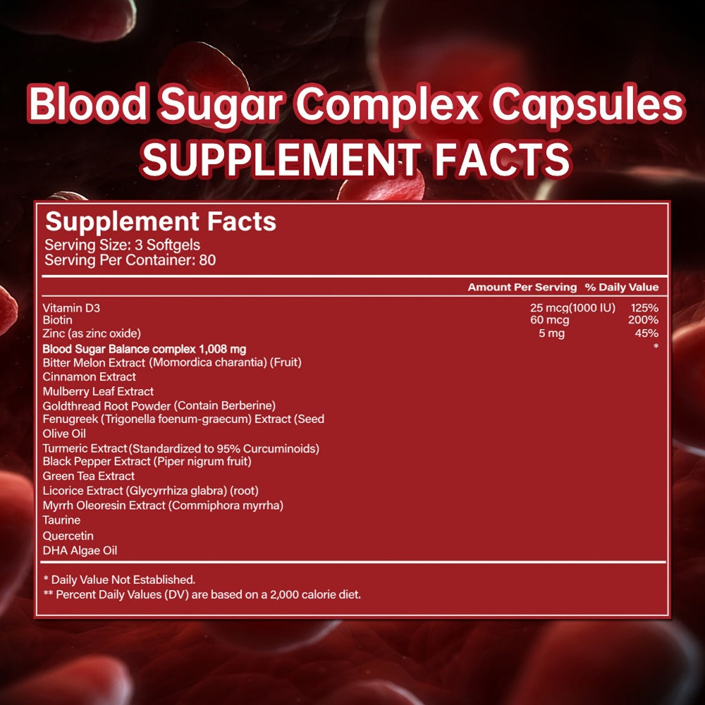 Berberine Blood Sugar Support Supplement 240 Softgels with Cinnamon Bitter Melon Gymnema Sylvestre 20+ Herbal Complex for Glucose Balance Insulin Sensitivity Metabolic Wellness Men - product image 2