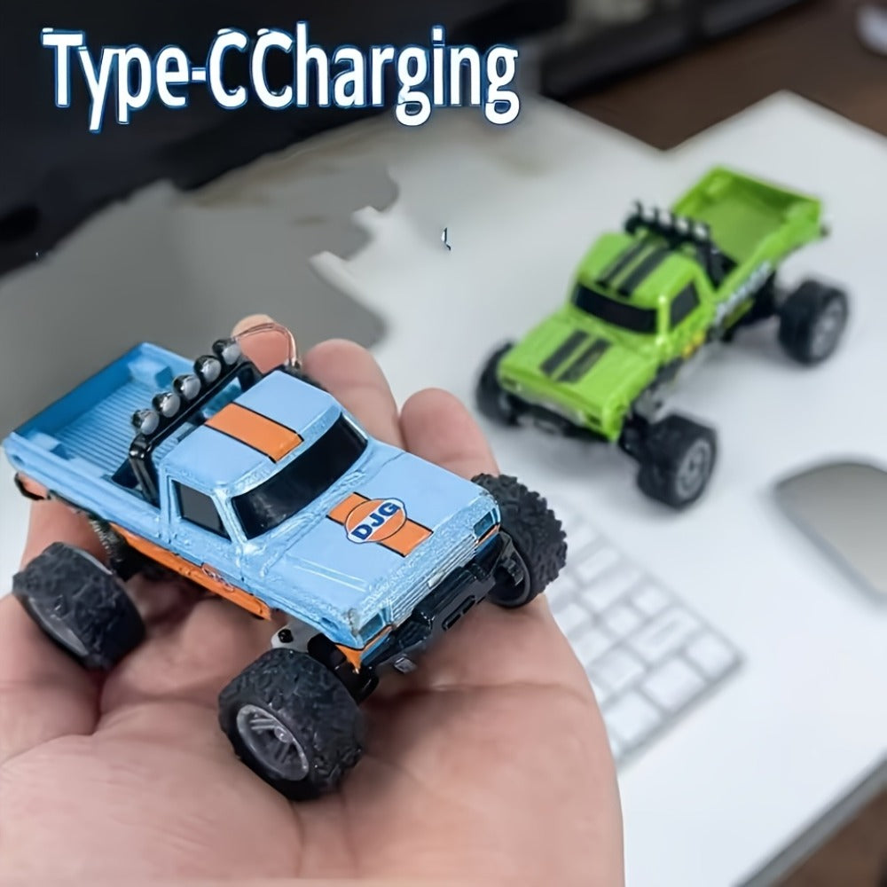 Mini RC Car 1/64 Scale High-Speed Off-Road Monster Truck | 2.4GHz Alloy Die-Cast Remote Control Car with Shock Absorber, All-Terrain Climbing RC Toy Gift for - product image 10