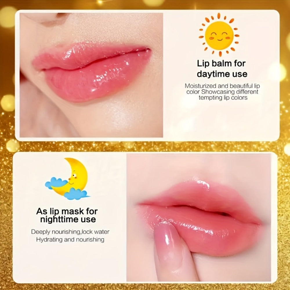 Color Changing Lip Gloss Set 3 Pcs — Temperature Magic Pink Tint Crystal Jelly Balm & Lipstick, Plant Squalane Moisturizing Hydrating Lip Makeup, Valentine's Day Christmas Birthday - product image 6