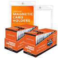 Magnetic Trading Card Holder 48 Pack 35PT UV Hard Plastic Case Single Touch Magnetic Closure for Trading Cards Sports Football Baseball Game Collectibles Bulk - product image 4
