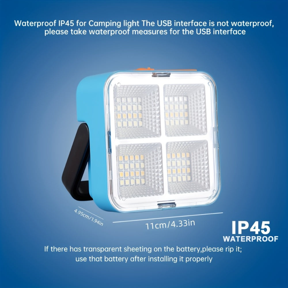 Solar Camping Lantern Ultra-Bright 4 Adjustable Modes – Solar & USB Rechargeable Multifunctional Searchlight with Bracket & Hook for Camping, Hiking, Emergency & Outdoor Use - product image 4