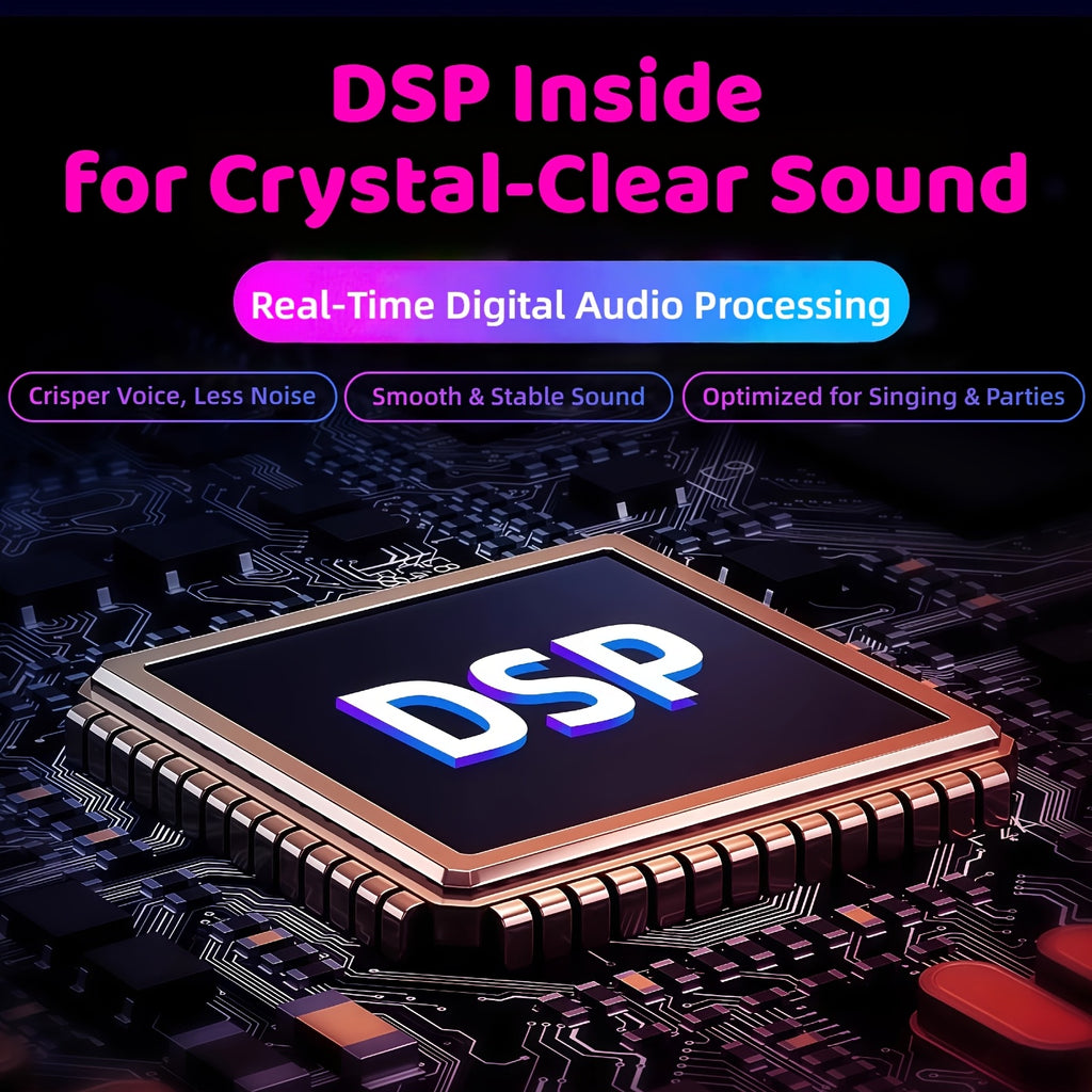Wireless Karaoke Microphone Speaker with LED Lights and Fun Voice Changer - Portable Singing Mic, Perfect for Holiday Parties, Christmas Family Gatherings, New - product image 33