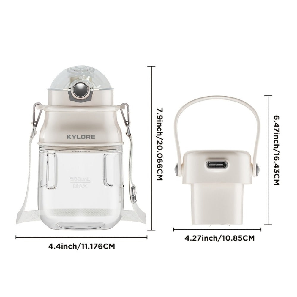 Personal Blender USB-C Rechargeable 27oz - 10-Blade Portable Smoothie Blender with Shoulder Strap, 70W Dual Battery, Safety Lock, Dishwasher Safe, for Shakes, Protein Drinks, Gym & - product image 2