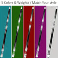 1/2 Split Maple Billiard Cue Stick for Men & Women, Durable Multi-Color Design, Great for Home Game Room, Family & Friends Billiards, Red Black Blue Purple Green – Pool Cue 58 Inch 13mm Tip 20oz