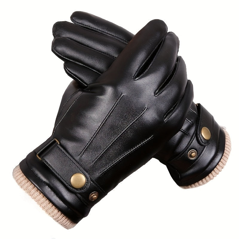 Thermal Ski Riding Cycling Driving Cold-Proof Touchscreen Warm Gloves for Outdoor Sports – Waterproof Winter Gloves for Men - product image