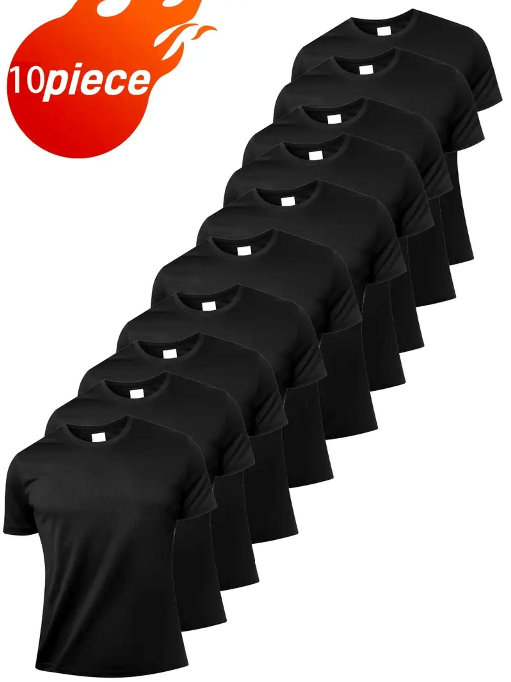 10 Piece of Blank TShirt For Men or women Unisex Casual Short Sleeve Tee 100% Heavy Cotton Crew Neck, Soft Adorable Tees Tops - product image 13