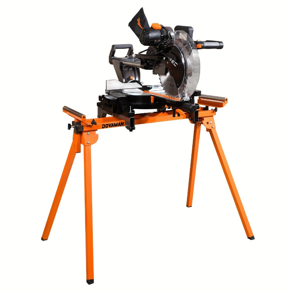 Miter Saw Stand with 78-1/8" Sliding Rail – 3-Step Quick Fold, 22LB Lightweight, 330LB Capacity, Universal Fit for DeWalt Makita Bosch & Most Miter Saw Brands - product image 7