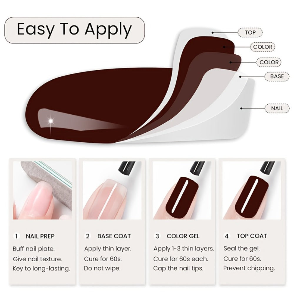 Pink Glitter Jelly Gel Nail Polish Arch Shaping & Color Gel – Sheer Pink Translucent UV/LED Nail Gel, Modern Light Formula for Home & Salon Creative Manicure Nail Art - product image 7