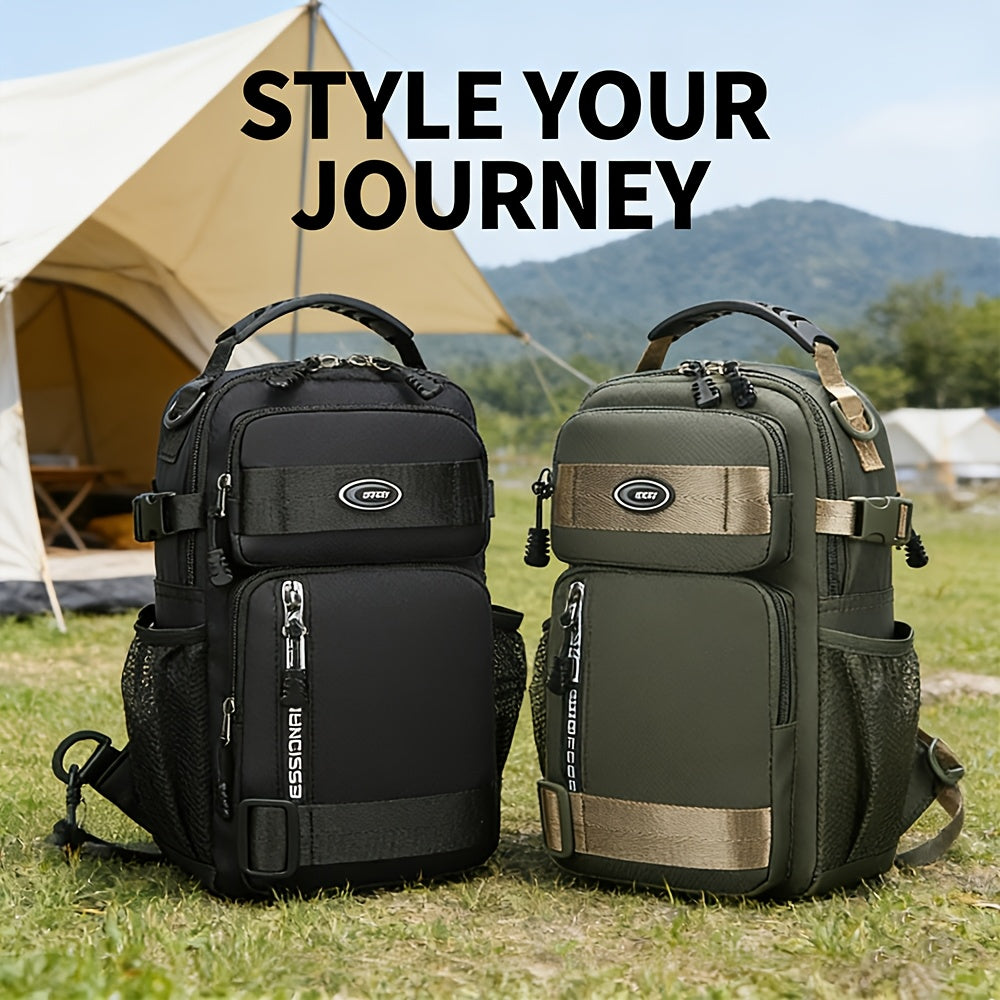 Crossbody Chest Bag Unisex Multipurpose Shoulder Sling Bag with Adjustable Strap Zipper Closure Multifunctional Carry Styles for Daily Use Travel Outdoor Black - product image