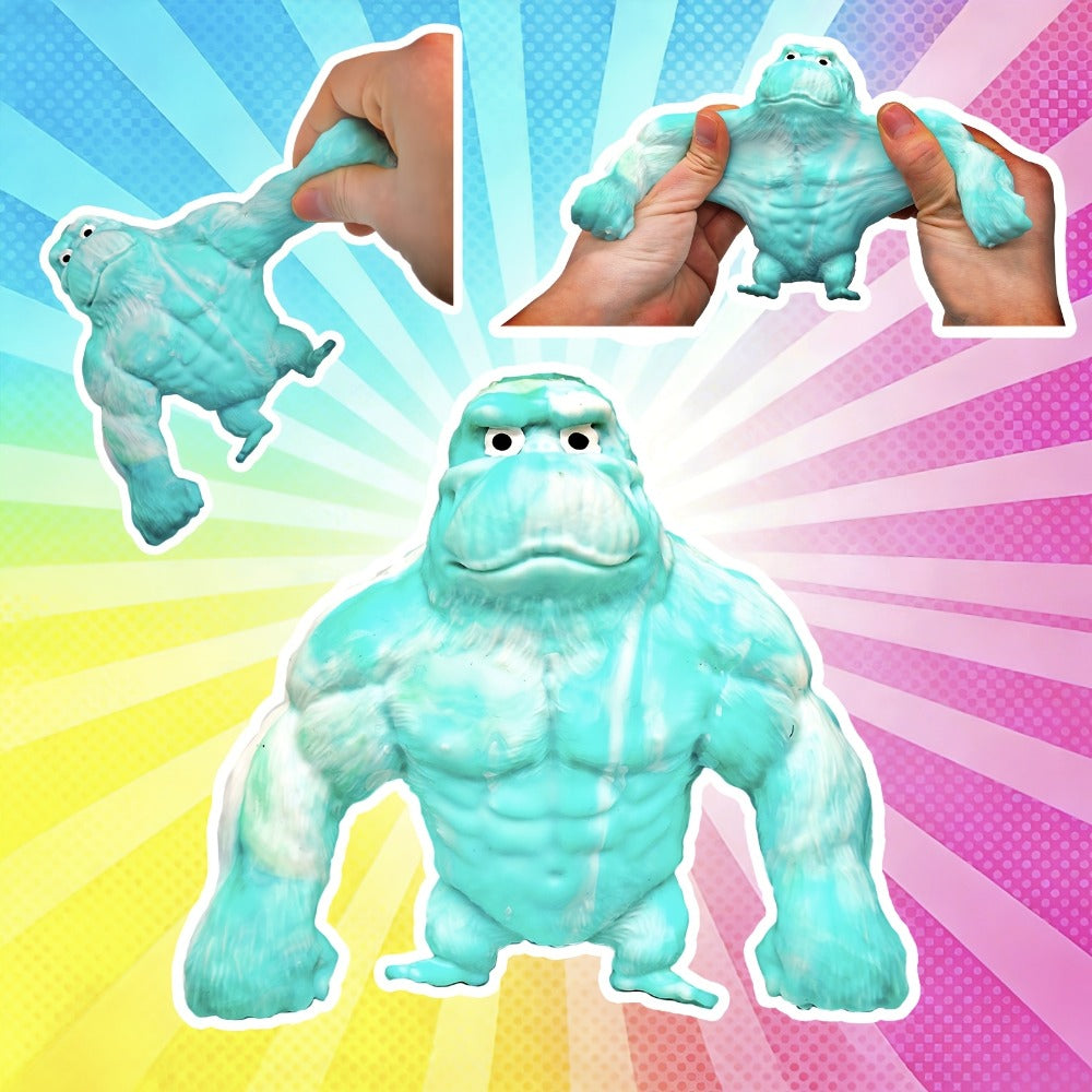 Stretchy Gorilla Fidget Toy Squishy Squeeze Monkey | PVA Sponge Sensory Stress Relief Toy for Kids & Adults, 5 Colors, Easter Basket Stuffer, Christmas - product image 8