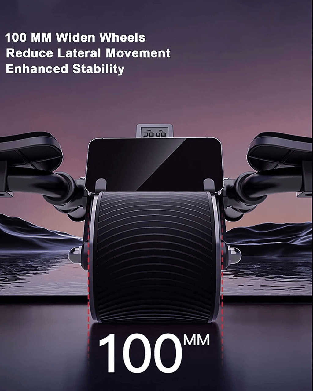Ab Wheel Roller for Core Strength Training – Non-Slip Abdominal Exercise Wheel with Knee Pad for Home Gym – Effective Ab Roller for Men & Women to Build - product image 6