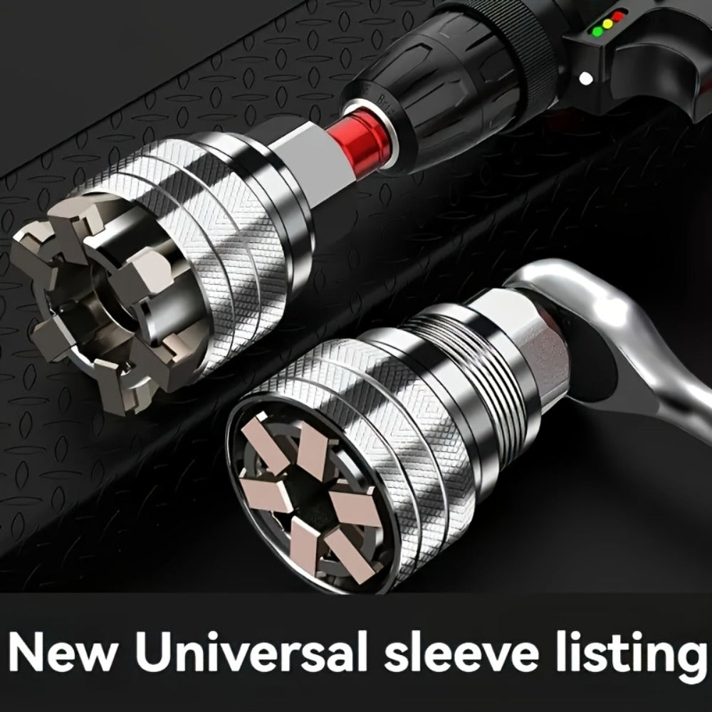 Universal Socket Wrench Adapter 10-19mm - Adjustable Hex Nut & Bolt Socket, Fits 3/8" Drive Ratchet, Torque Wrench & Electric Drill, All-in-One Socket Tool for Home & Professional  - product image 6