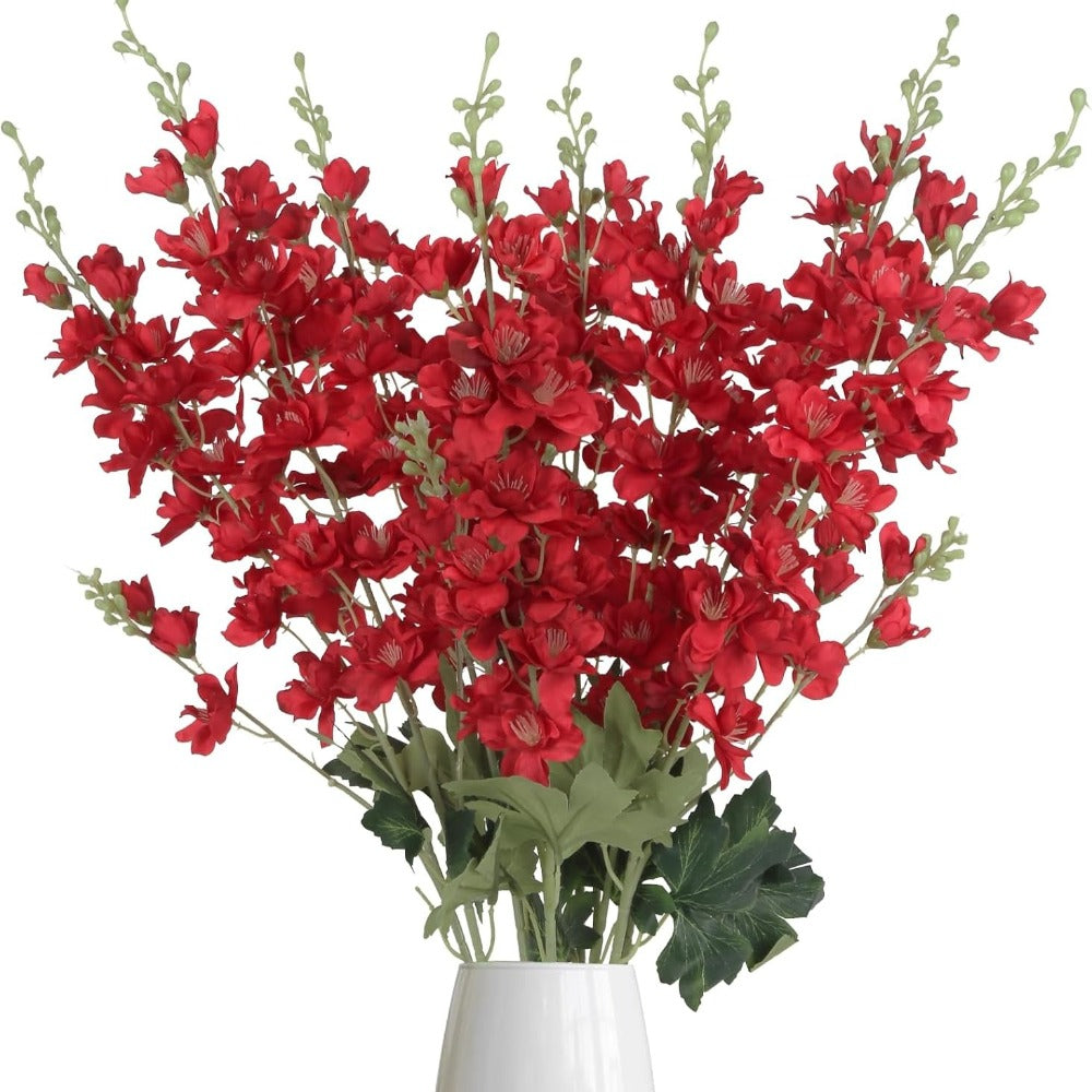 Artificial Delphinium Flowers 8pcs 33.5 Inch Faux Larkspur Stems for Wedding Centerpieces, Tall Silk Flower Bouquet for Home Vase Table Garden Decor - product image 19