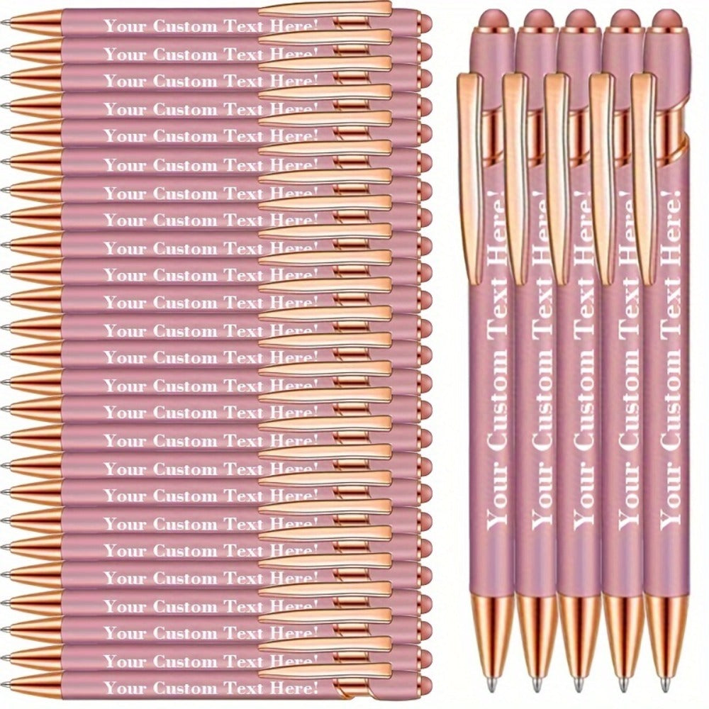 Ballpoint Stylus Pens 30 Pack – 2-in-1 Touchscreen Stylus & Ballpoint Pen with Comfortable Grip, Personalized Engraving, Bulk Set for Office, School, Wedding & Party Favors - product image 4